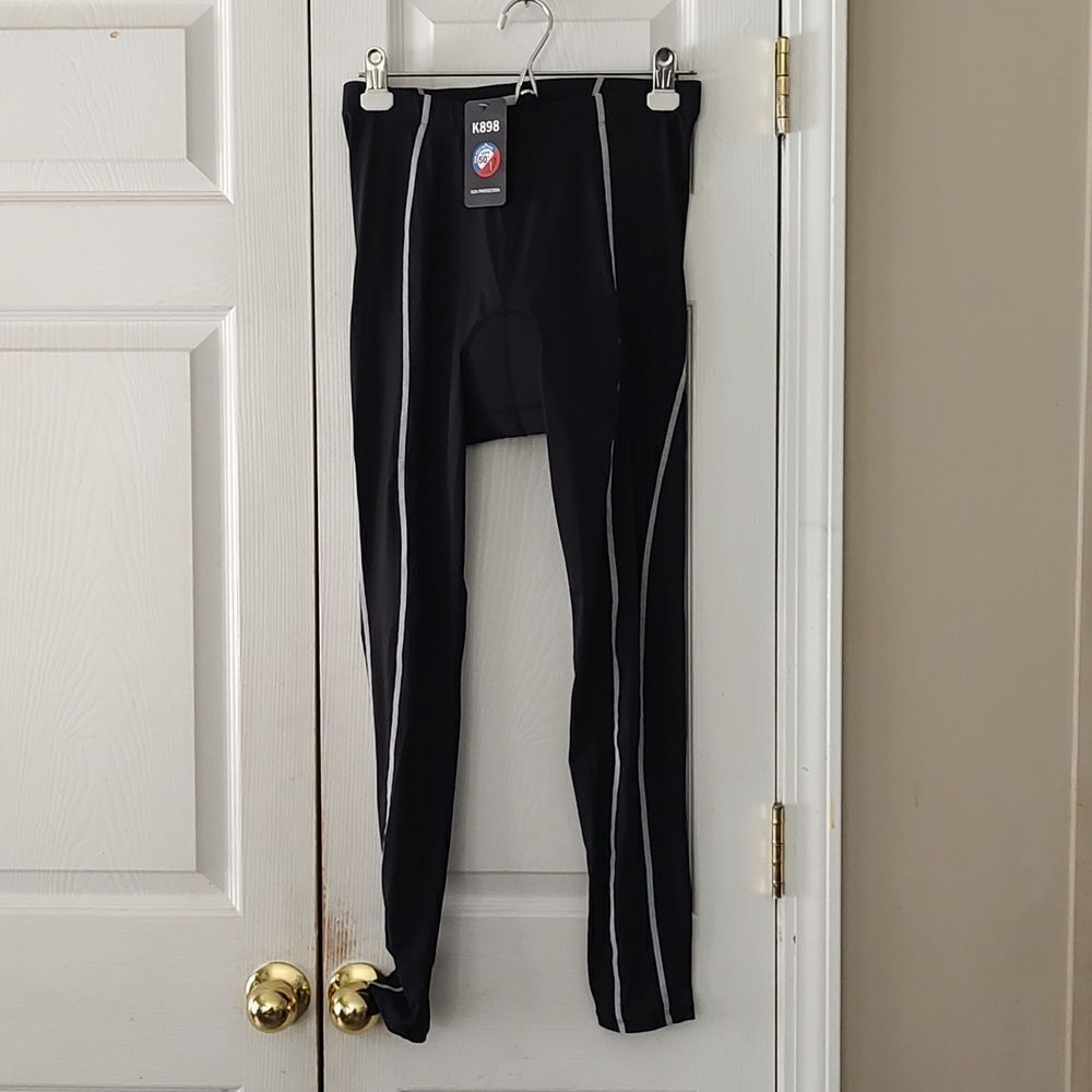 K898  black cycling pants  SZ M NWT
